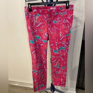 Lilly Pulitzer Pink Pattern Kelly Dress Pants